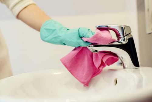 Professional cleaner in E17 preparing a tidy home
