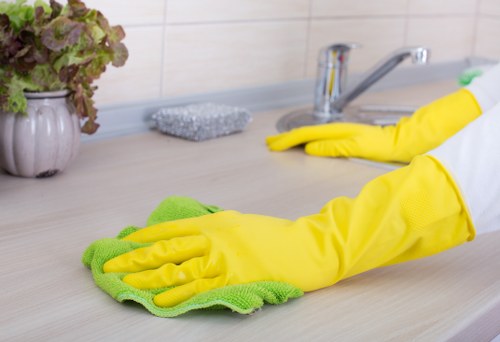 Deep cleaning service for a kitchen in E17