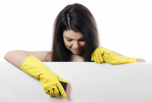 Commercial cleaning in an E17 office space